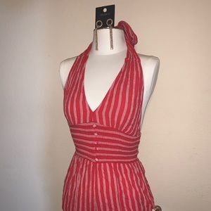 Cute casual jumpsuit outfit: Earrings, Watch,JS